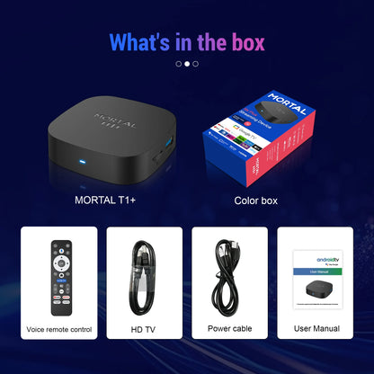 2025 New T1+ 8K HD TV Box Android 16.0 RK3518 Quad Core 8GB RAM 128GB ROM Dual Wifi 2.4G/5.8G Home Theater Media Player