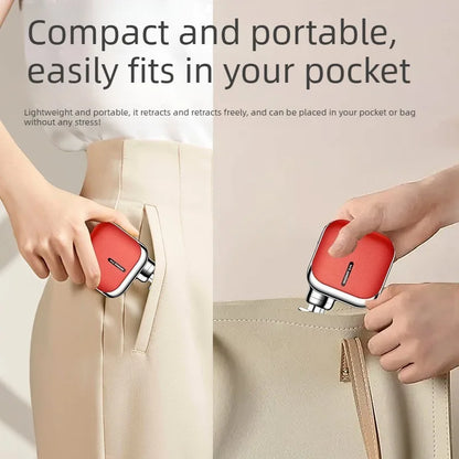 Mini Pocket Fascia Gun with 4 Silicone Massage Heads Lightweight Portable Perfect for Office Home Use Low-noise Muscle Massager