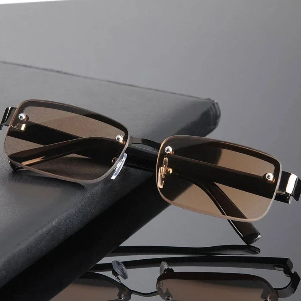 Fashion Half-frame Reading Glasses  for Men and Women Square Frame Presbyopia Glasses +1.0 To +4.0