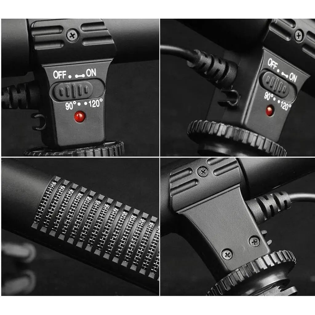 Microphone Condenser Mic for DSLR Camera DV with 3.5mm Interface