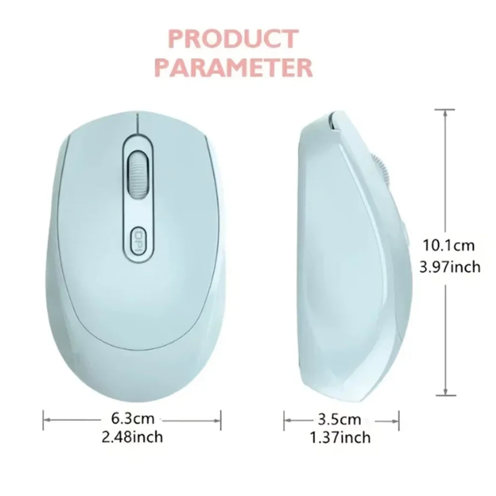 Wireless Mouse, 2.4G Ergonomic Optical Mouse, Computer Mouse for Laptop, PC,Chromebook,Notebook,Battery Small Cordless Mice