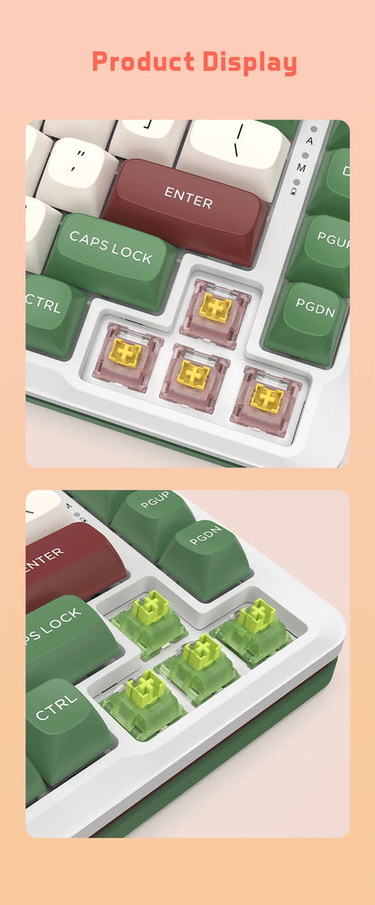 Outemu Silent Peach V3 Switch Lubed Mute Lemon V3 Switches Mechanical Keyboard Linear Tactile 5Pin Hot swap Pre Lubed PA66 POM