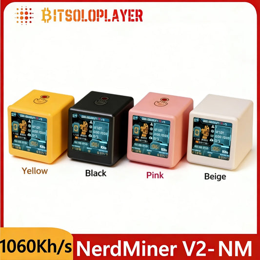 2025 Latest Nerdminer V2 1060KH/S Wi-Fi Connect Bitcoin Lottery Miner Low Power Consumption Home Use