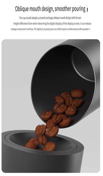 New subminimal Electronic Coffee Weighing Cup, Espresso Scale, Pour-over Electronic Scale, Bean Cup, Waterproof Electronic Scale