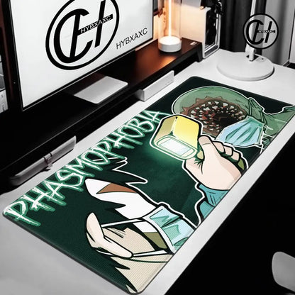 Mouse Pad Non-Slip Rubber Edge locking mousepads Game play mats Multiplayer horror game Phasmophobia for notebook PC computer