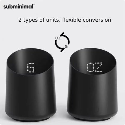 New subminimal Electronic Coffee Weighing Cup, Espresso Scale, Pour-over Electronic Scale, Bean Cup, Waterproof Electronic Scale
