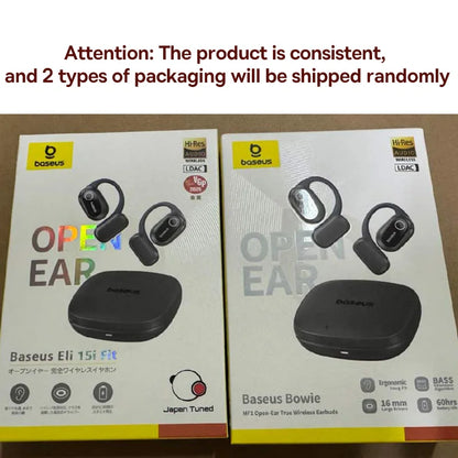 Baseus Bowie MF1/Eli 15i Fit Open-Ear Sport Wireless Earphones Bluetooth 5.4 EarHooks Big Bass Sport Earbuds 60Hrs Playtime