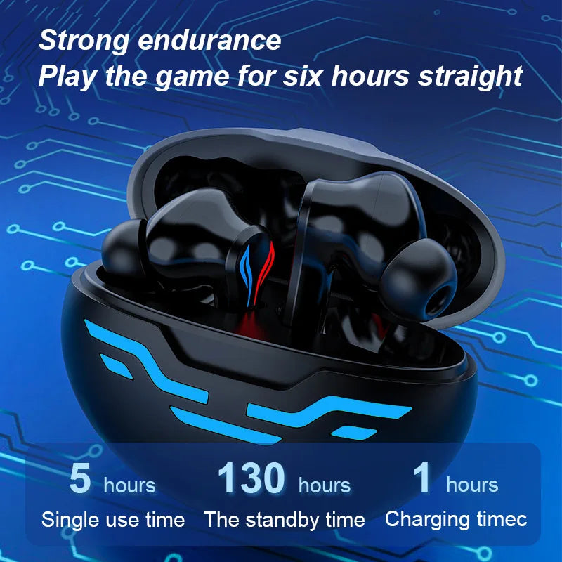 Wireless Bluetooth Gaming Earbuds with Touch Control - TWS In-Ear Stereo Hi-Tech Headphones for Esports & Mobile Games 
