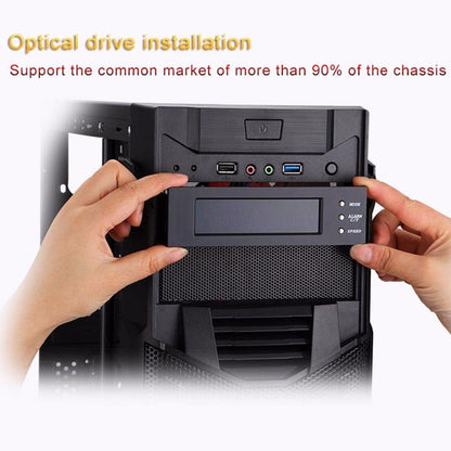 5.25 Inch 12V PC Computer Fan Controller 3 Fan Speed Controller Temperature Sensor LCD Digital Display Front Panel For PC