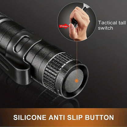 UV Flashlight 395nm Ultraviolet Torch With Pen Clip Portable AAA Batteries Used Violet Light Pet Urine Scorpion Detector UV Lamp