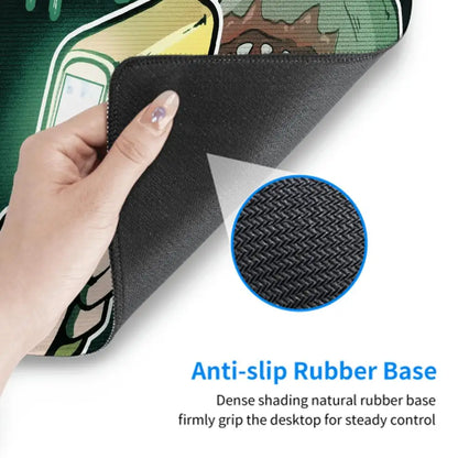 Mouse Pad Non-Slip Rubber Edge locking mousepads Game play mats Multiplayer horror game Phasmophobia for notebook PC computer
