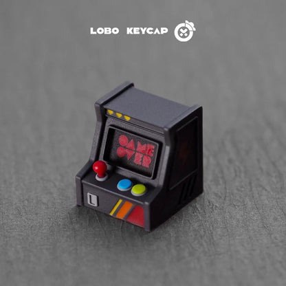 Original Retro Game Console Translucent Keycaps Arcade Mechanical Keyboard Accessory Kawaii ESC Replacement Keycap Single Resin