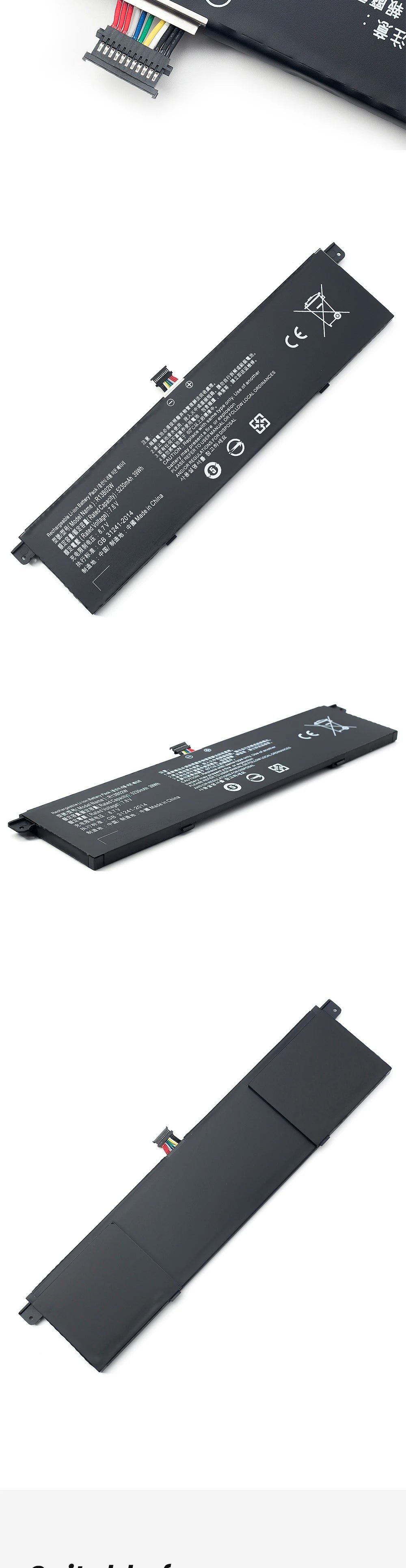 Keyuan R13B02W 5230Mah New Laptop Battery for Xiaomi R13B01W R13B02W Notebook Mi Air 13.3 12.5 Pro 15.6 inch Series
